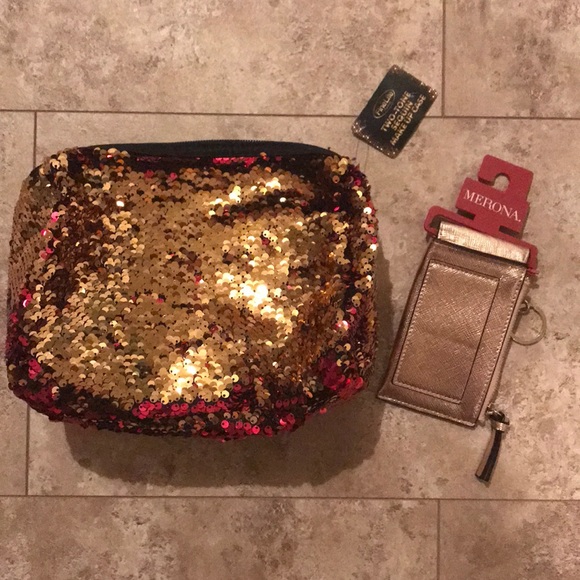 NWT Makeup Bag and Card Case Duo - Picture 2 of 8